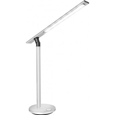 Lámpara de escritorio 24W Forma Alargada 49×17 cm. LED articulable Salón, dormitorio y vestíbulo. Estilo moderno. Aluminio. Color plata