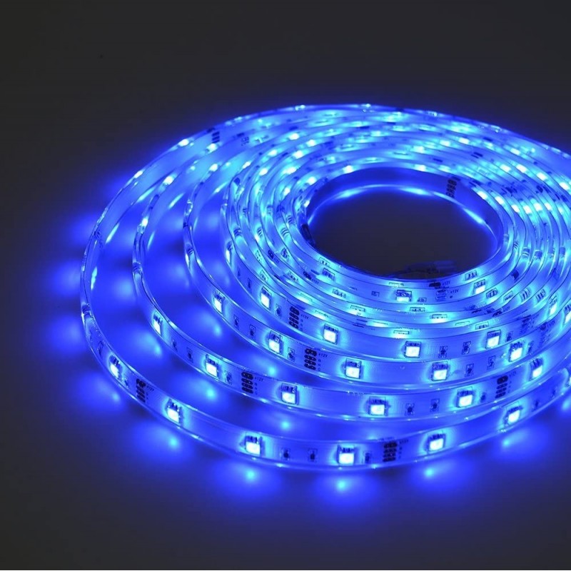 139,95 € Free Shipping | LED strip and hose LED Extended Shape 500 cm. 5 meters. LED Strip Coil-Reel Terrace, garden and public space. Black Color