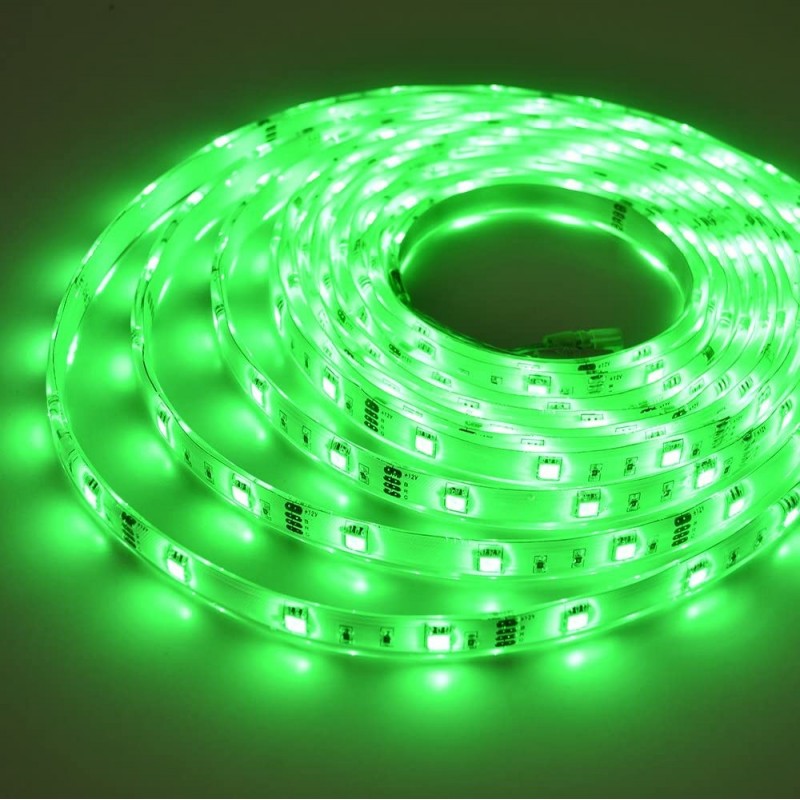 139,95 € Free Shipping | LED strip and hose LED Extended Shape 500 cm. 5 meters. LED Strip Coil-Reel Terrace, garden and public space. Black Color