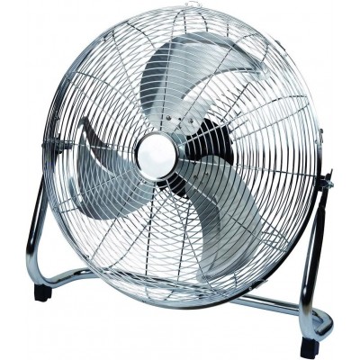 Ventilador de pé 100W 55×54 cm. 3 velocidades. ajustável Cor cromado