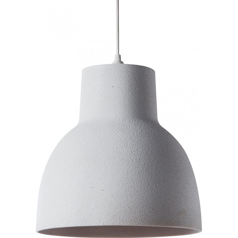 71,95 € Envoi gratuit | Lampe à suspension 60W Façonner Conique 30×30 cm. Salle, salle à manger et chambre. Style moderne. Couleur blanc
