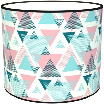 Lamp shade Cylindrical Shape 50×50 cm. Tulip Living room, dining room and bedroom. Textile and Polycarbonate