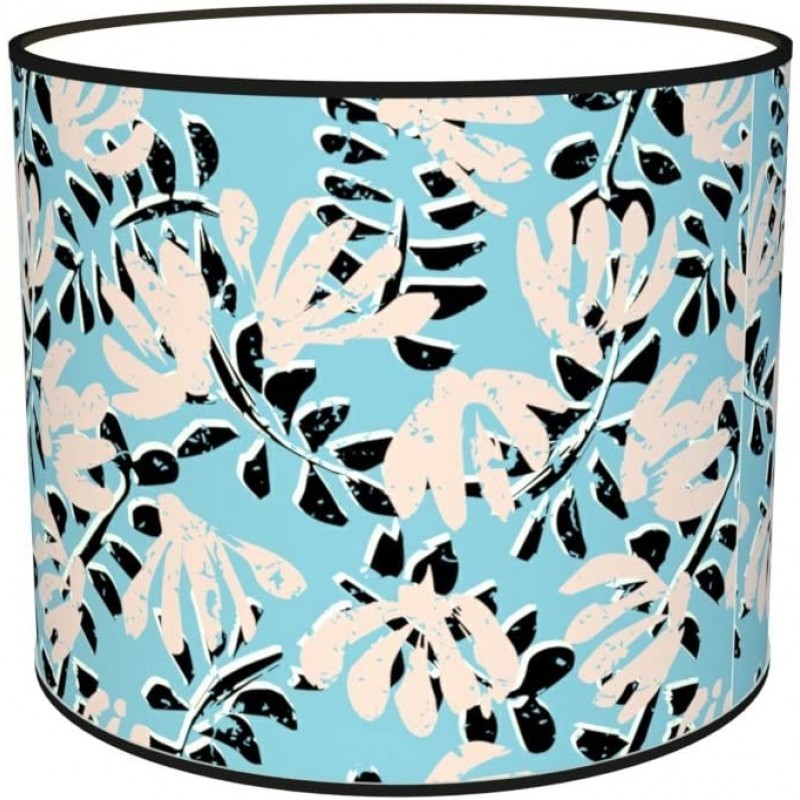 77,95 € Free Shipping | Lamp shade 40×40 cm. Tulip Textile and polycarbonate. Blue Color