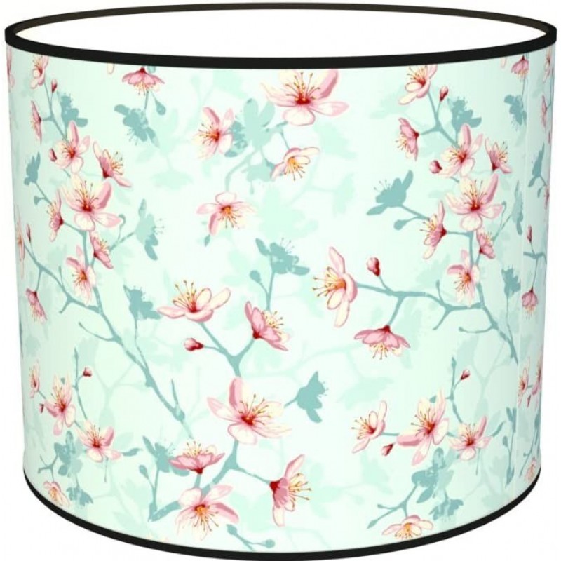 83,95 € Free Shipping | Lamp shade 50×50 cm. Tulip Textile and polycarbonate. Green Color