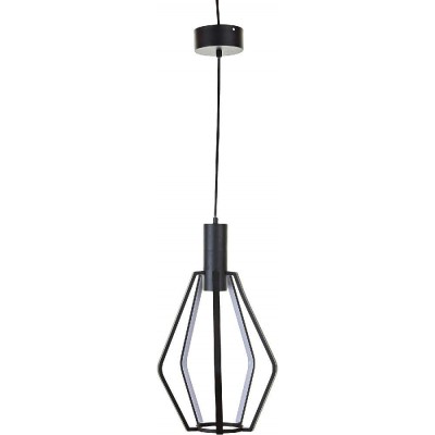 Lampada a sospensione 25W 51×13 cm. Soggiorno, cucina e negozio. Stile moderno. Metallo. Colore nero