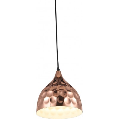 Lampe à suspension Façonner Sphérique 120×22 cm. Salle, chambre et hall. Style rétro et vintage. Cristal. Couleur cuivre