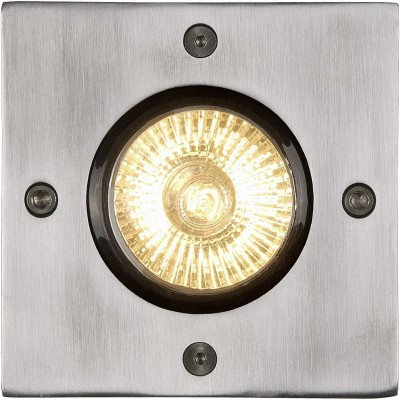 79,95 € Free Shipping | In-Ground lighting 35W 11×11 cm. Aluminum. Plated chrome Color