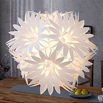 112,95 € Free Shipping | Ceiling lamp 40W 40×40 cm. White Color