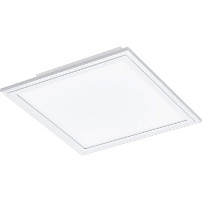 74,95 € 免费送货 | LED面板 Eglo 16W LED 正方形 形状 30×30 cm. 客厅, 饭厅 和 大堂设施. 现代的 风格. 钢, 铝 和 有机玻璃. 白色的 颜色