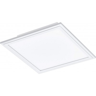 71,95 € Spedizione Gratuita | Pannello LED Eglo 16W LED 30×30 cm. Acciaio, alluminio e pmma. Colore bianca