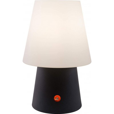Lampada da tavolo Forma Conica 29×18 cm. Soggiorno, camera da letto e atrio. Stile moderno. PMMA e Polietilene. Colore antracite
