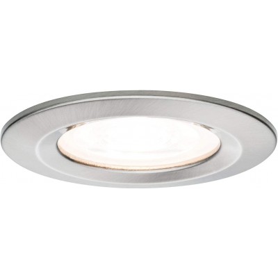 72,95 € Free Shipping | Recessed lighting 21W 2700K Very warm light. Round Shape 9×8 cm. LED Terrace, garden and public space. Modern Style. Steel, Aluminum and Metal casting. Gray Color
