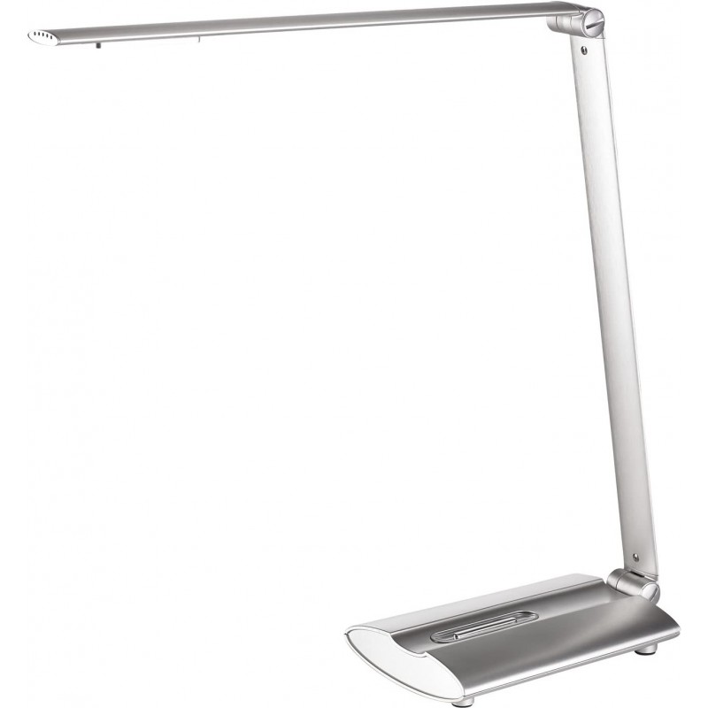 103,95 € Free Shipping | Desk lamp 6W Extended Shape 47×17 cm. Articulated Living room, dining room and bedroom. Aluminum. Silver Color