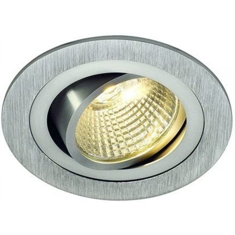 75,95 € Free Shipping | Recessed lighting 2W 3000K Warm light. Round Shape 5×5 cm. Living room, bedroom and lobby. Modern Style. Aluminum. Gray Color