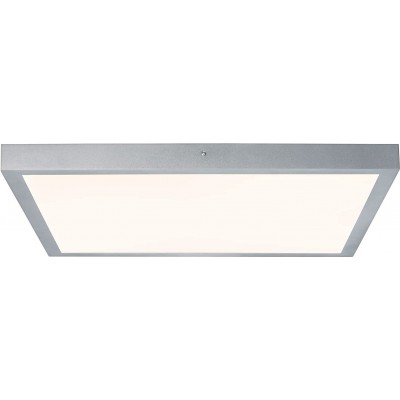 127,95 € Free Shipping | LED panel 30W LED 3000K Warm light. Square Shape 60×60 cm. Recessed LED Living room, dining room and lobby. Modern Style. Aluminum. Plated chrome Color