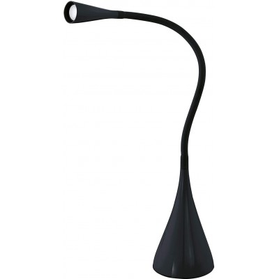 Lámpara de escritorio Eglo 3W 3000K Luz cálida. Forma Cónica 49×11 cm. Salón, dormitorio y vestíbulo. Estilo moderno. Color negro
