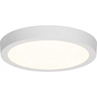 86,95 € Free Shipping | Indoor ceiling light 24W 3000K Warm light. Round Shape 29×29 cm. Living room, bedroom and lobby. Modern Style. Acrylic and Metal casting. Gray Color
