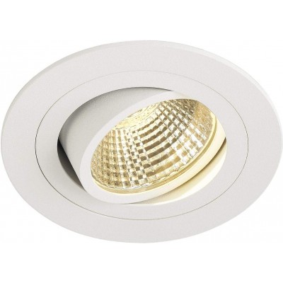 79,95 € Free Shipping | Recessed lighting 6W 2700K Very warm light. Round Shape 9×9 cm. Dimmable LED Living room, dining room and bedroom. Modern and industrial Style. Aluminum. White Color