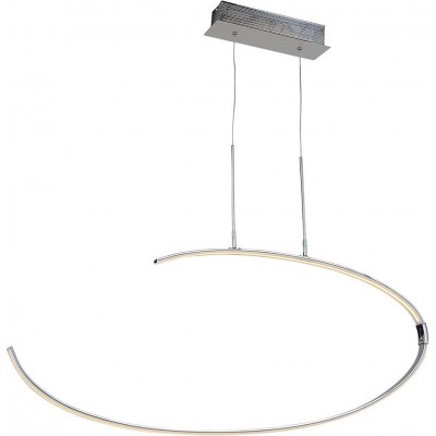 ハンギングランプ 27W 円形 形状 150×80 cm. リビングルーム, ダイニングルーム そして ロビー. モダン スタイル. 金属. メッキクローム カラー