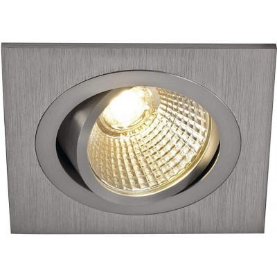 79,95 € Free Shipping | Recessed lighting 8W 3000K Warm light. Square Shape 9×9 cm. Position adjustable LED Living room, dining room and bedroom. Modern and industrial Style. Aluminum. Gray Color
