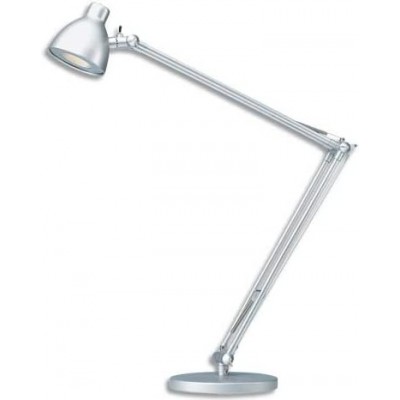 Lampe de bureau 5W 50×21 cm. LED articulable Salle, salle à manger et chambre. ABS, Aluminium et Métal. Couleur gris