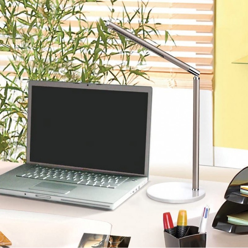 88,95 € Free Shipping | Desk lamp 3W Extended Shape LED Living room, dining room and bedroom. Modern Style. Glass. Gray Color