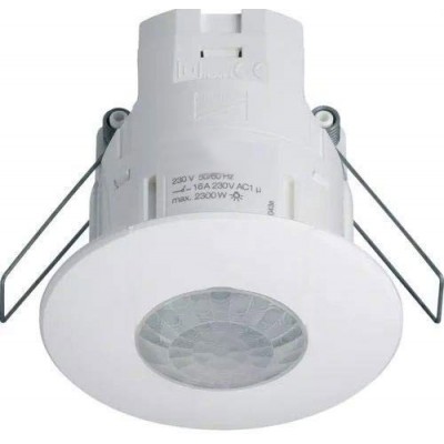 照明器具 円形 形状 10×10 cm. 存在検出器 リビングルーム, ベッドルーム そして ロビー. 白い カラー