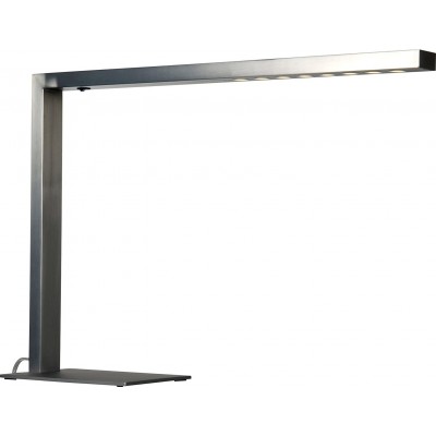 Lampada da scrivania 1W Forma Estesa 64×46 cm. Soggiorno, sala da pranzo e atrio. Stile design. Metallo. Colore cromato
