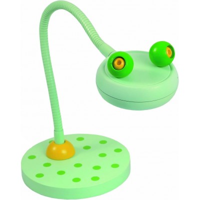 77,95 € Free Shipping | Kids lamp 9W 30×30 cm. Frog design Living room, dining room and bedroom. Wood. Green Color