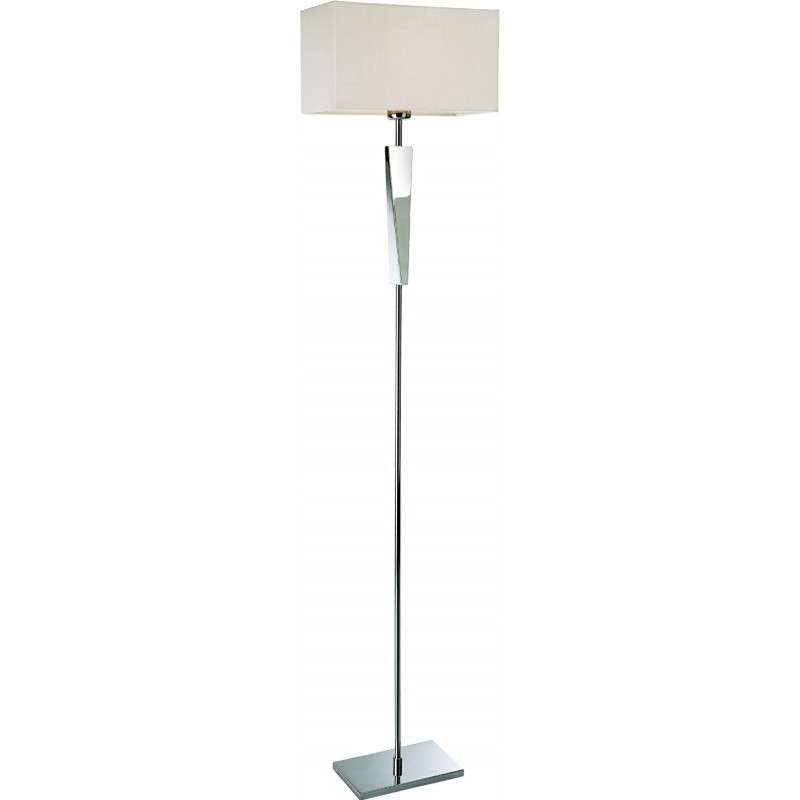 118,95 € Free Shipping | Floor lamp 60W 104×27 cm. Metal casting. Cream Color