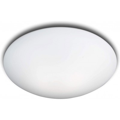 Indoor ceiling light 40W Ø 34 cm. Crystal and glass. White Color