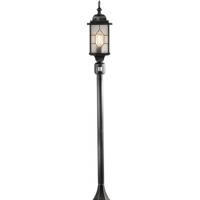 133,95 € Envio grátis | Iluminação pública 131×16 cm. Alumínio e metais. Cor preto