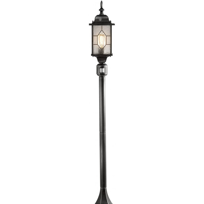 139,95 € Free Shipping | Streetlight Cylindrical Shape 131×16 cm. Terrace, garden and public space. Classic Style. Aluminum and Metal casting. Black Color