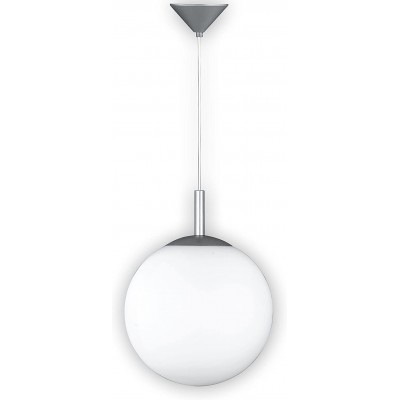 72,95 € Free Shipping | Hanging lamp 40W 120×30 cm. Glass. White Color