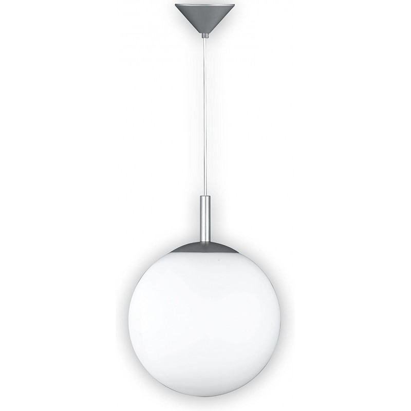 75,95 € 免费送货 | 吊灯 40W 球形 形状 120×30 cm. 客厅, 饭厅 和 卧室. 现代的 风格. 玻璃. 白色的 颜色
