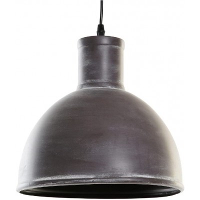 Lámpara colgante Forma Esférica 39×19 cm. Salón, comedor y dormitorio. PMMA y Metal. Color negro