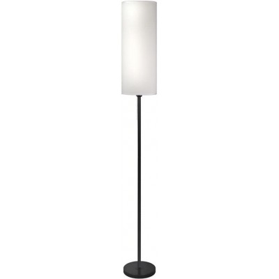 Lámpara de pie 60W Forma Cilíndrica Salón, comedor y dormitorio. Estilo vintage. Mármol. Color blanco