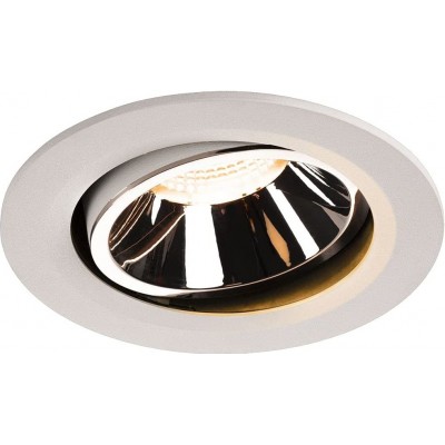 186,95 € Free Shipping | Recessed lighting 25W Round Shape 16×16 cm. Position adjustable LED Living room, dining room and bedroom. Modern Style. Polycarbonate. White Color