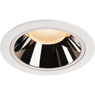 155,95 € Free Shipping | Recessed lighting Round Shape 16×16 cm. Dimmable LED Living room, dining room and bedroom. Modern Style. Aluminum and Polycarbonate. White Color
