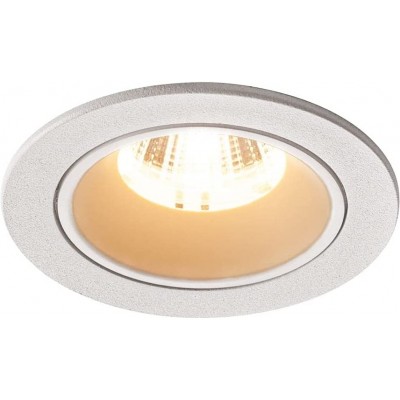 99,95 € Free Shipping | Recessed lighting Round Shape 8×8 cm. Adjustable LED Living room, dining room and bedroom. Modern Style. Polycarbonate. White Color