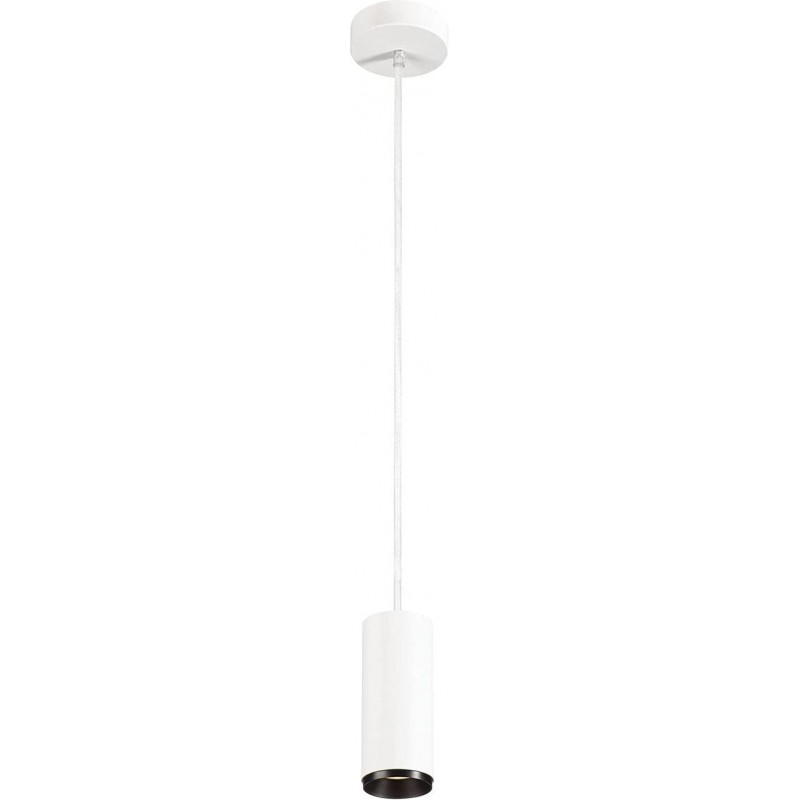 206,95 € Free Shipping | Hanging lamp 10W 16×7 cm. Position adjustable LED Aluminum and pmma. White Color