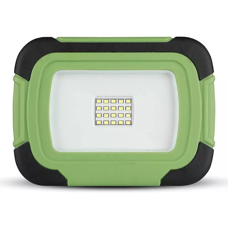 69,95 € Free Shipping | Flood and spotlight 10W Rectangular Shape 18×13 cm. Terrace, garden and public space. Aluminum. Green Color
