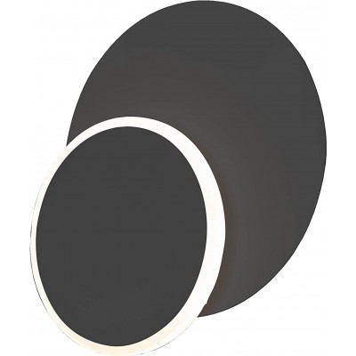 109,95 € Free Shipping | Indoor wall light 4W Round Shape 16×16 cm. Living room, dining room and lobby. PMMA. Black Color