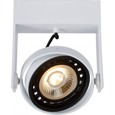 145,95 € Envoi gratuit | Projecteur d'intérieur 12W 16×16 cm. Ajustable Aluminium. Couleur blanc