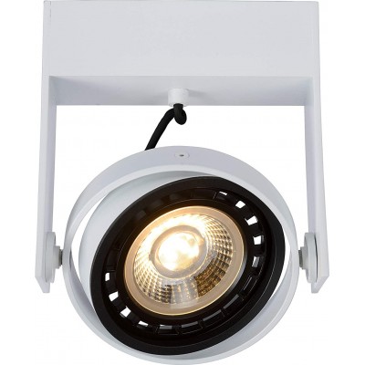 Внутренний точечный светильник 12W Круглый Форма 16×16 cm. Регулируемый Столовая, спальная комната и лобби. Современный Стиль. Алюминий. Белый Цвет