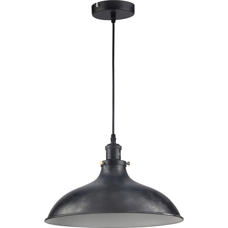 65,95 € Free Shipping | Hanging lamp Round Shape 150×36 cm. Living room, dining room and bedroom. Industrial Style. Aluminum. Black Color