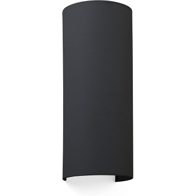 61,95 € Envío gratis | Aplique de pared interior 8W 37×15 cm. Metal. Color negro