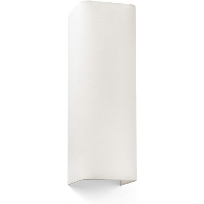 Настенный светильник для дома 15W Прямоугольный Форма 37×13 cm. Гостинная, спальная комната и лобби. Металл. Бежевый Цвет