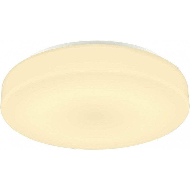 134,95 € Free Shipping | Indoor ceiling light 18W 3000K Warm light. Round Shape 35×35 cm. Living room, dining room and bedroom. Modern and cool Style. Acrylic and Polycarbonate. White Color