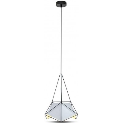 Lampe à suspension 90×54 cm. Salle, salle à manger et chambre. Style moderne. Métal. Couleur blanc